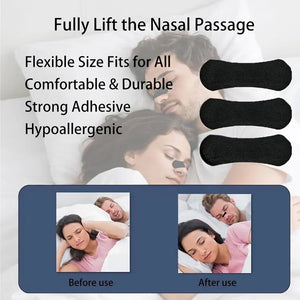 Black Padel Pick nasal strips that lift the nasal passage for easier breathing