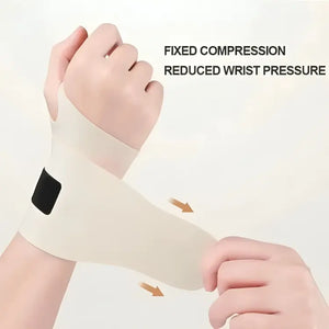 Beige Padel Pick wrist brace giving fixed compression to support the wrist