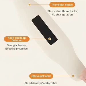 Padel Pick wrist brace features: elasticated thumb loop, hook-and-loop fastener and lightweight fabric